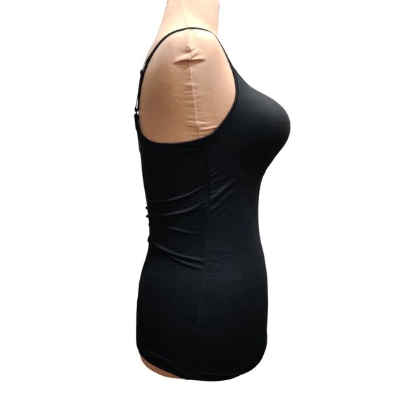 Maidenform XL Womens Top Black Shaping Camisole W83070 Adjustable Stretch Smooth - Picture 10 of 12
